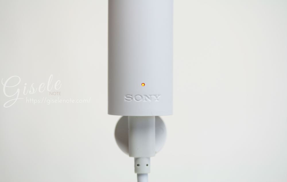 SONY ソニー AROMASTIC アロマスティック レビュー 充電ランプ